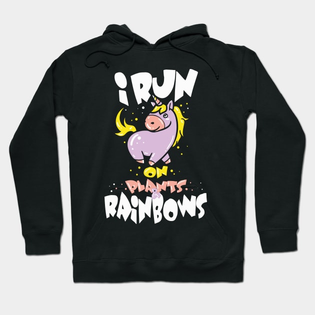 Funny Vegan Shirts I diet veggies unicorn gift Hoodie by biNutz